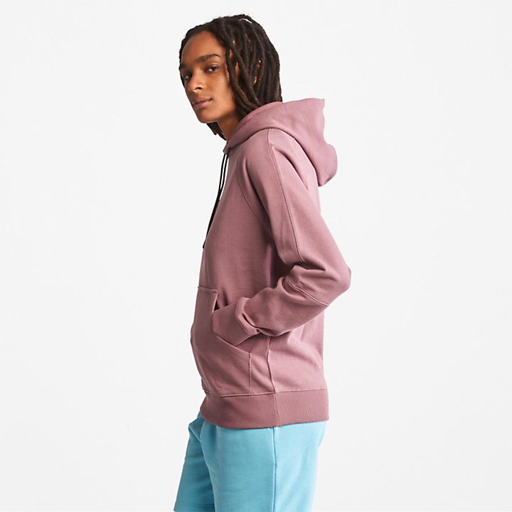 Heavyweight Logo Hoodie for All Gender in Pink-