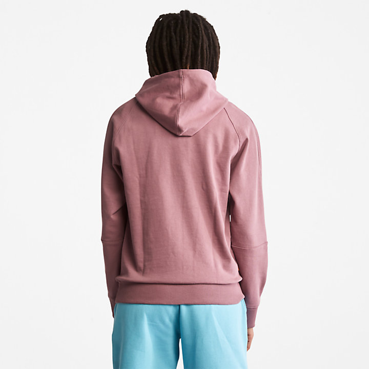 Heavyweight Logo Hoodie for All Gender in Pink-