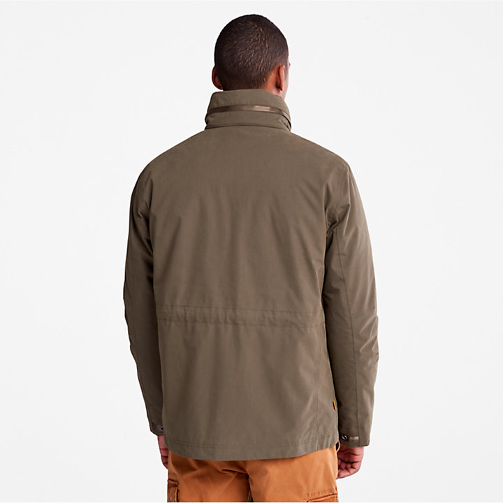 Snowdon Peak 3-in-1 M65 Jacket for Men in Dark Green-