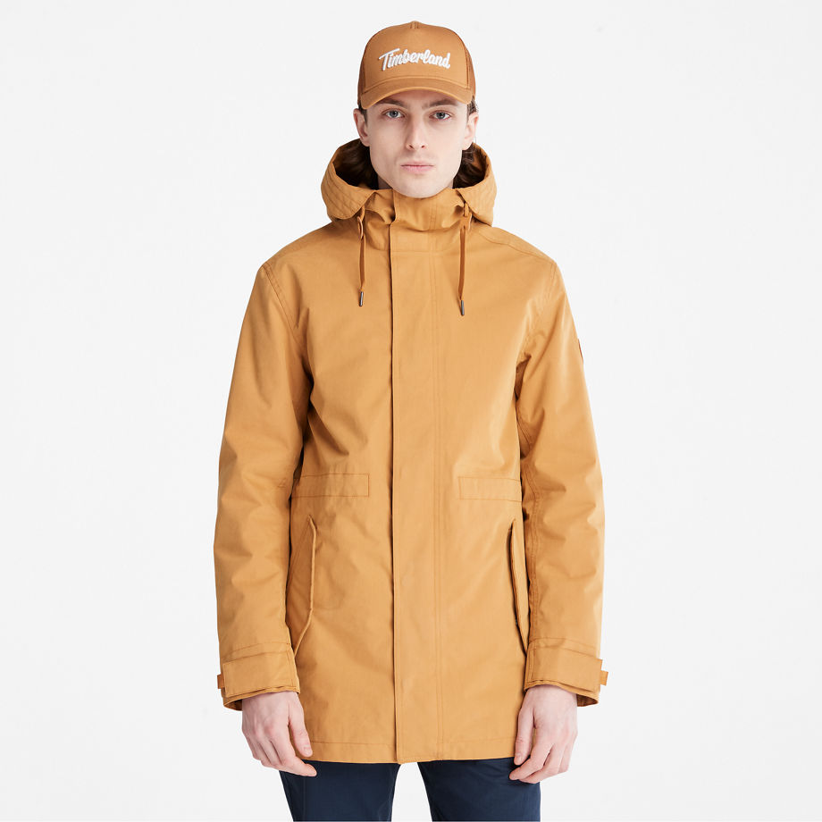 Timberland Snowdon Peak 3-in-1 Dryvent Parka For Men In Yellow Light Brown, Size M