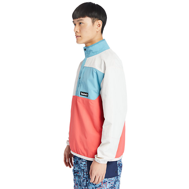 Outdoor Archive Anorak in Men in White/Red-