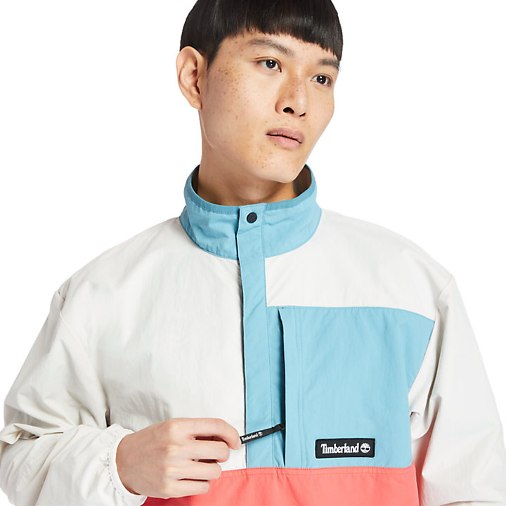 Outdoor Archive Anorak in Men in White/Red-