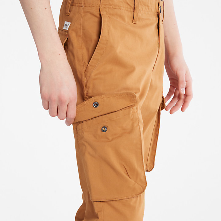Pantaloni Cargo da Uomo in Twill in giallo-