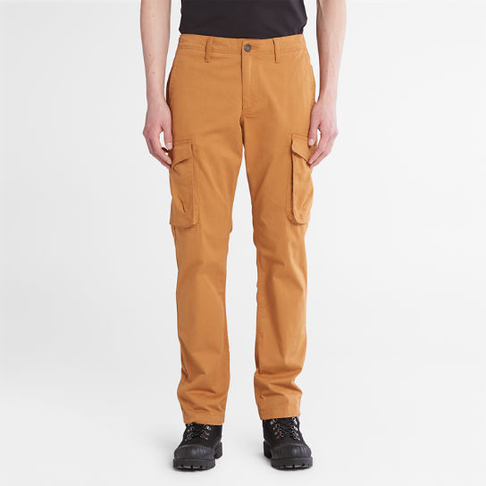 Twill Cargo Pants for Men in Yellow | Timberland