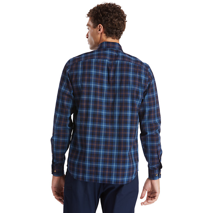 Eastham River Tartan Shirt for Men in Blue-