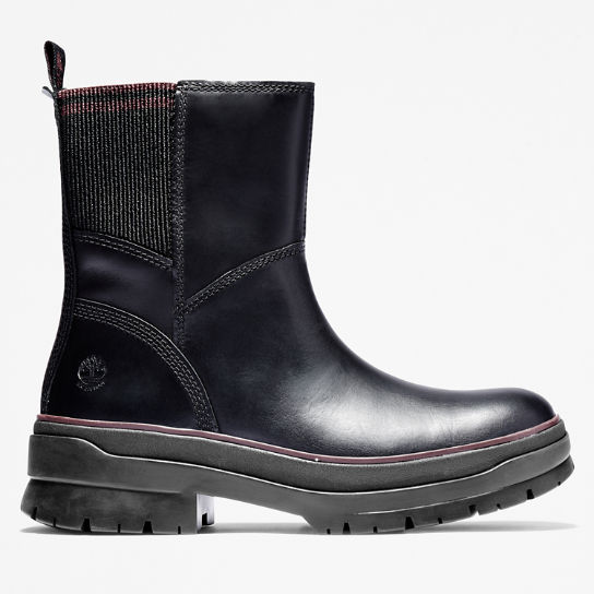 Malynn Side-zip Boot for Women in Black | Timberland
