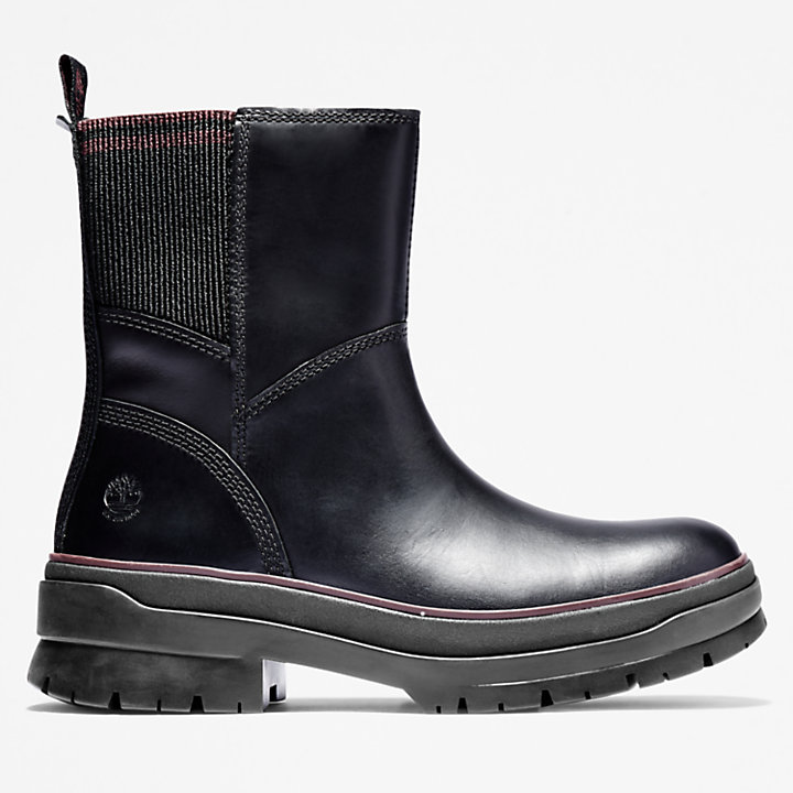 Malynn Side-zip Boot for Women in Black-