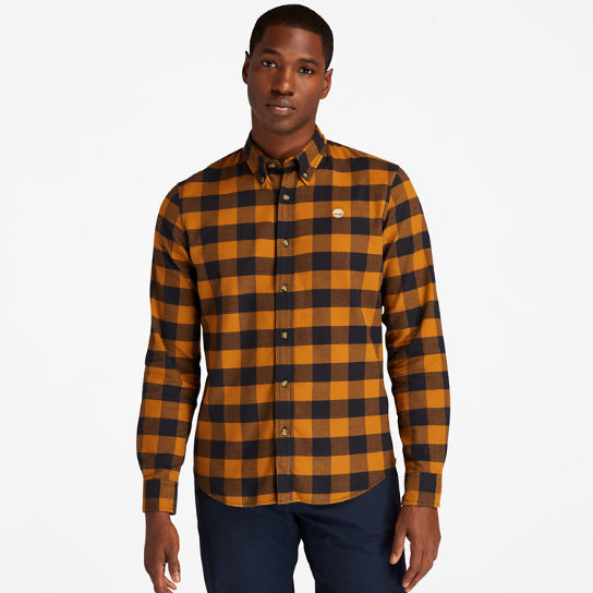 Mascoma River Check Shirt for Men in Brown | Timberland