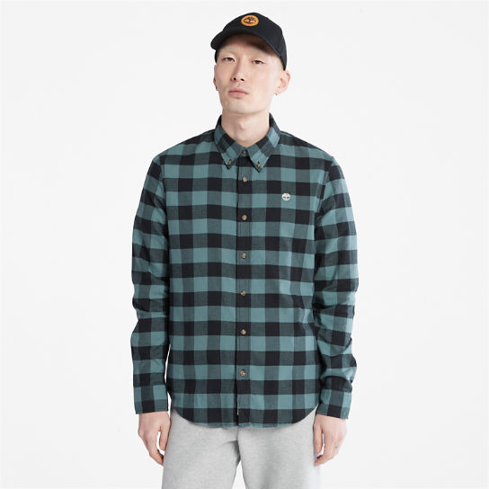 Mascoma River Slim-Fit Check Shirt for Men in Green | Timberland