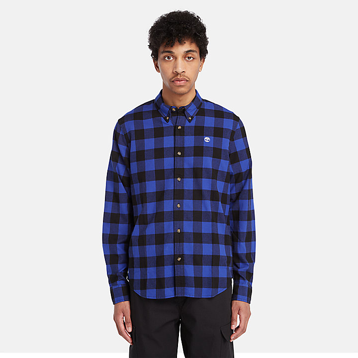 Mascoma River Long-Sleeve Check Shirt for Men in Blue | Timberland