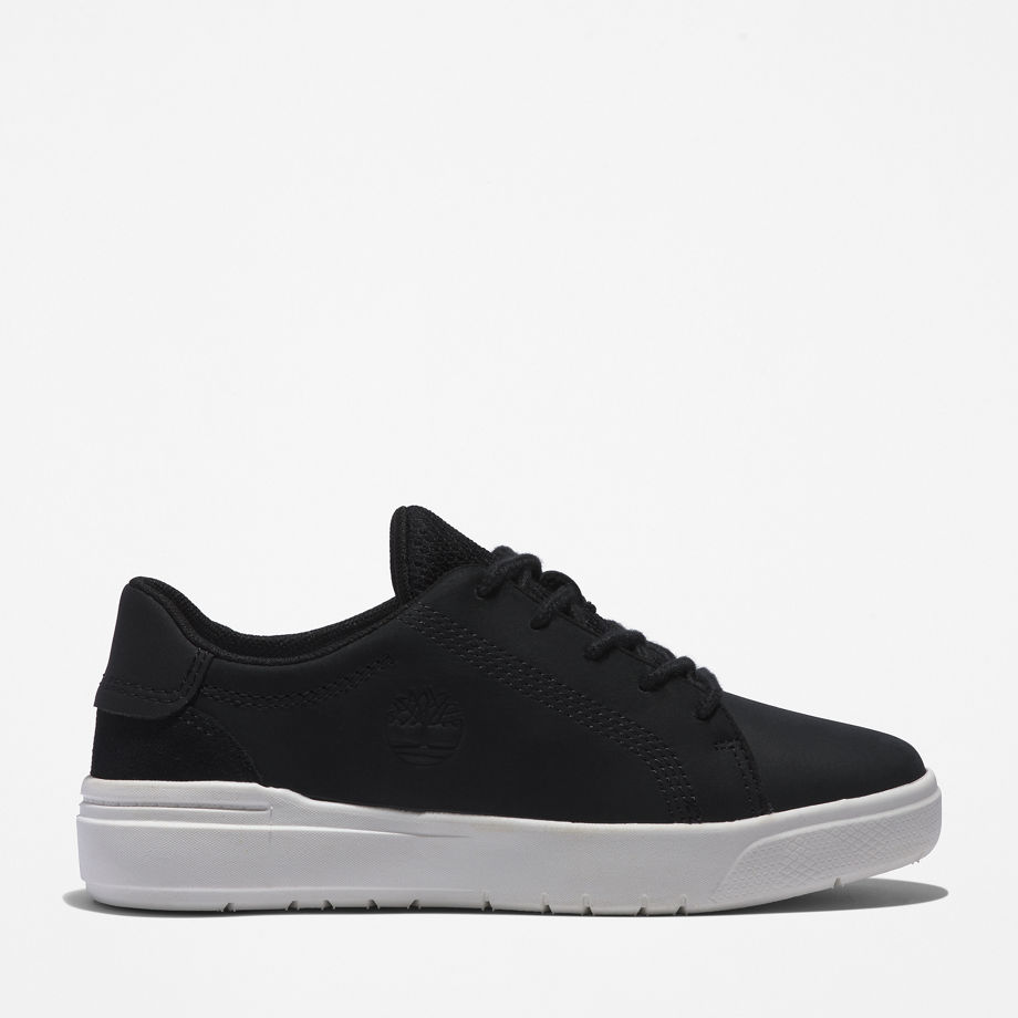 Timberland Seneca Bay Lace-up Low Trainer For Youth In Black Black Kids