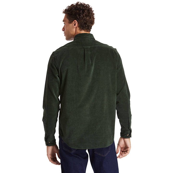 Mascoma River Corduroy Shirt for Men in Dark Green | Timberland