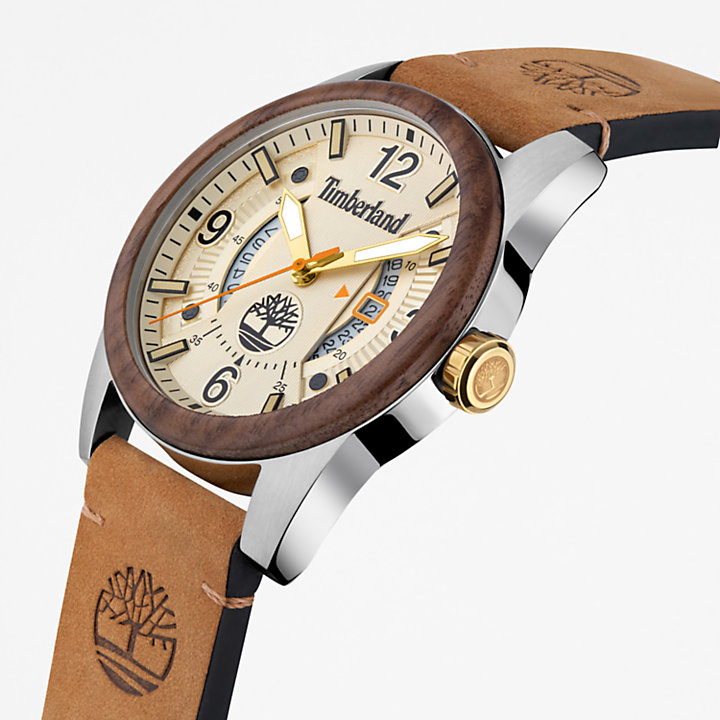 Ferndale Outdoor Seeker Armbanduhr für Herren in Beige/Gelb-