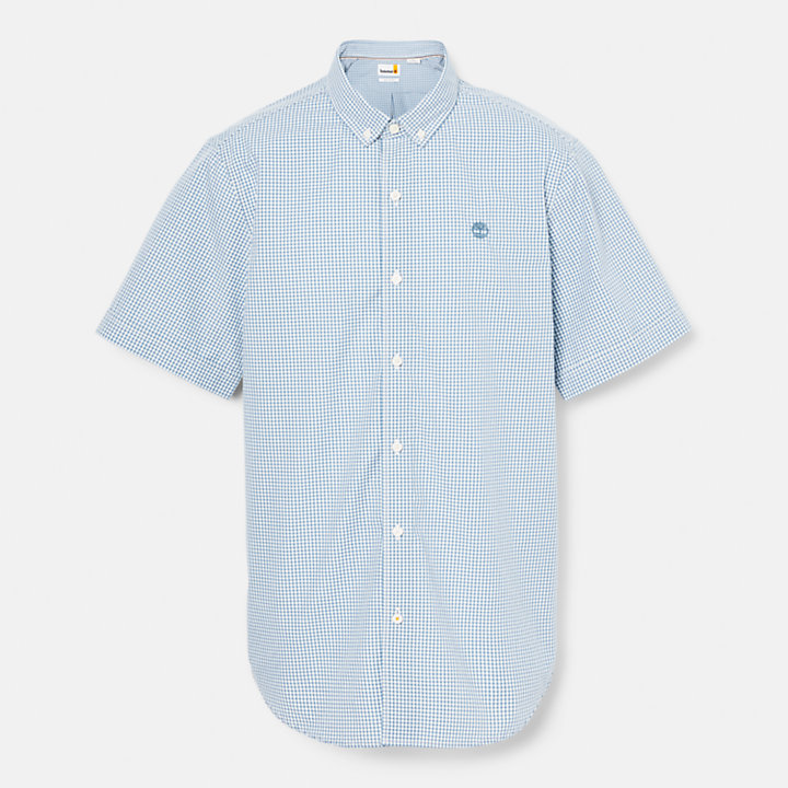 Suncook River Poplin Shirt voor heren in blauw-