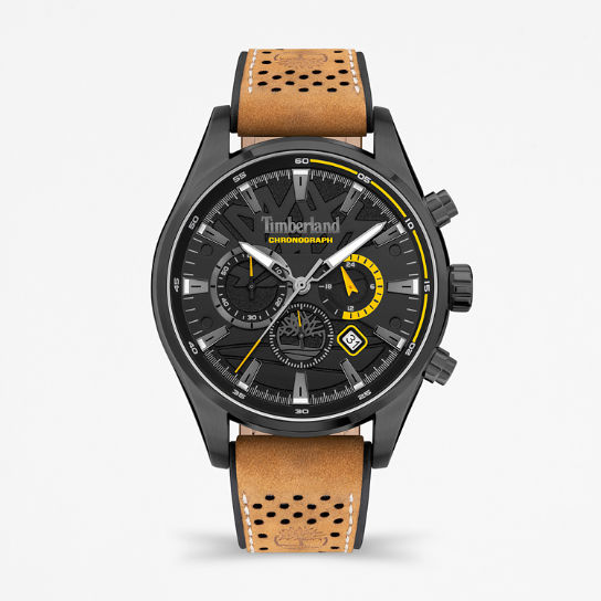Aldridge City Lifestyler Armbanduhr für Herren in Schwarz/Gelb | Timberland