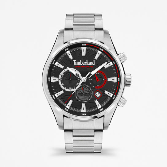 Aldridge City Lifestyler Armbanduhr für Herren in Schwarz/Silber | Timberland