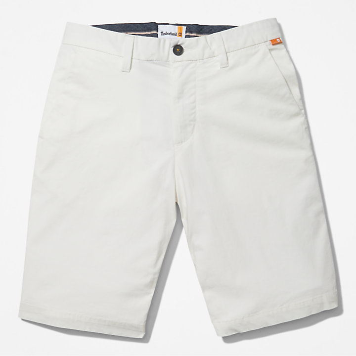 Squam Lake Super-lightweight Stretch Shorts for Men in White-