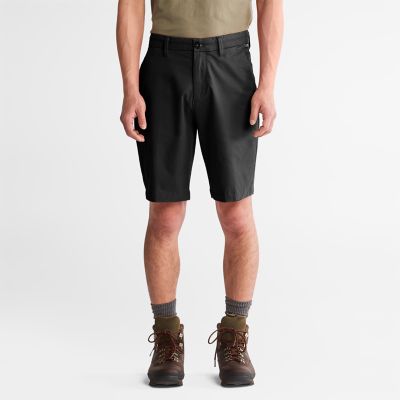 Timberland Squam Lake Stretch Chino Shorts For Men In Black Black