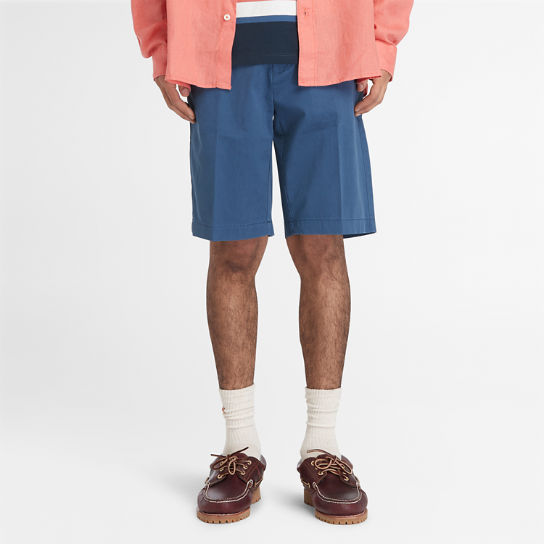 Squam Lake Stretch Chino Shorts for Men in Dark Blue | Timberland