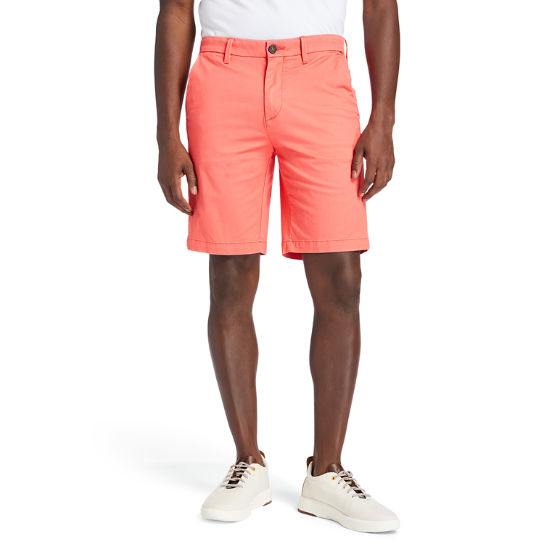 Short chino stretch Squam Lake pour homme en rouge | Timberland