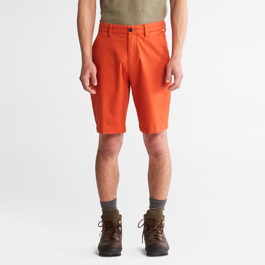 Shorts Chino da Uomo Elasticizzati Squam Lake in arancione | Timberland