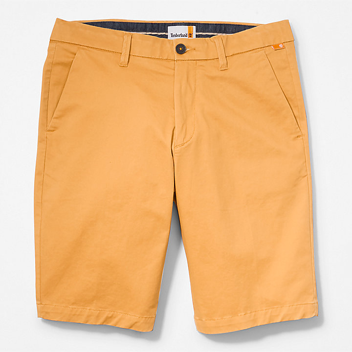 Shorts Chino da Uomo Elasticizzati Squam Lake in arancione
