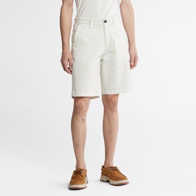 Squam Lake Stretch Chino Shorts for Men in White | Timberland