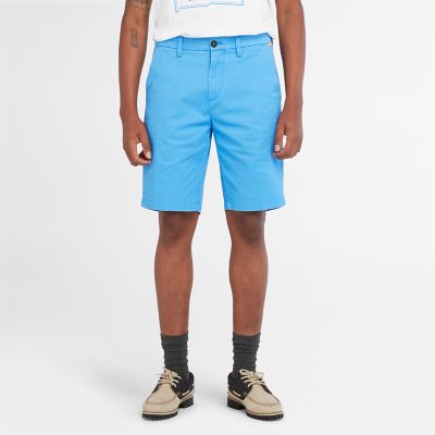 Timberland Squam Lake Stretch Chino Shorts For Men In Blue Blue