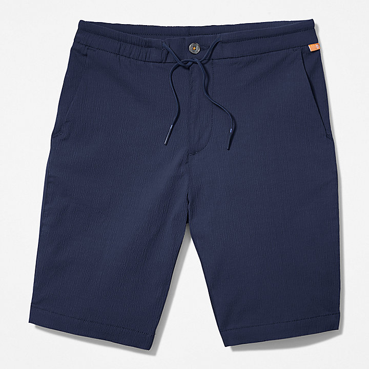 Squam Lake Seersucker Shorts for Men in Navy