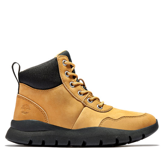 Junior Boroughs Project Sneaker Boots in Yellow | Timberland