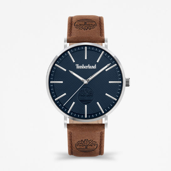 Kinsley City Lifestyler Armbanduhr für Herren in Blau/Braun | Timberland