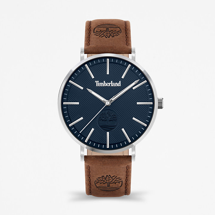 Kinsley City Lifestyler Armbanduhr für Herren in Blau/Braun-