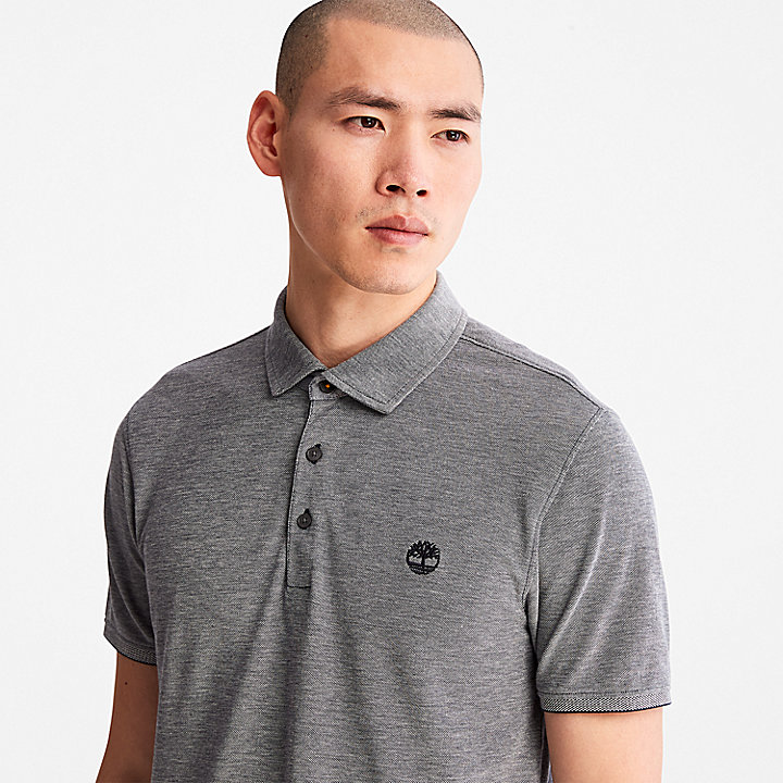 Baboosic Brook Oxford Polo for Men in Navy