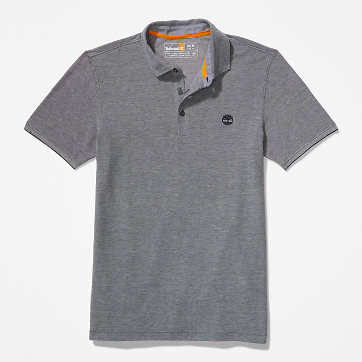 Baboosic Brook Oxford Polo for Men in Navy-