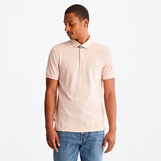 Baboosic Brook Oxford Polo for Men in Light Pink | Timberland