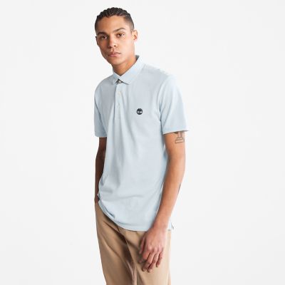 Baboosic Brook Slim-Fit Oxford Polo for Men in Light Blue | Timberland