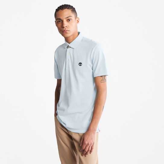 Baboosic Brook Slim-Fit Oxford Polo for Men in Light Blue | Timberland
