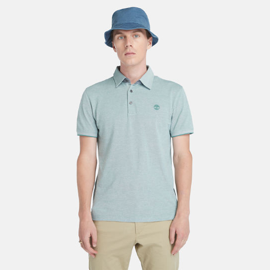 Baboosic Brook Oxford Polo for Men in Teal | Timberland