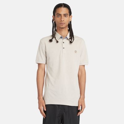Baboosic Brook Oxford Polo for Men in Beige | Timberland