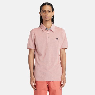 Timberland Baboosic Brook Oxford Polo For Men In Red Red
