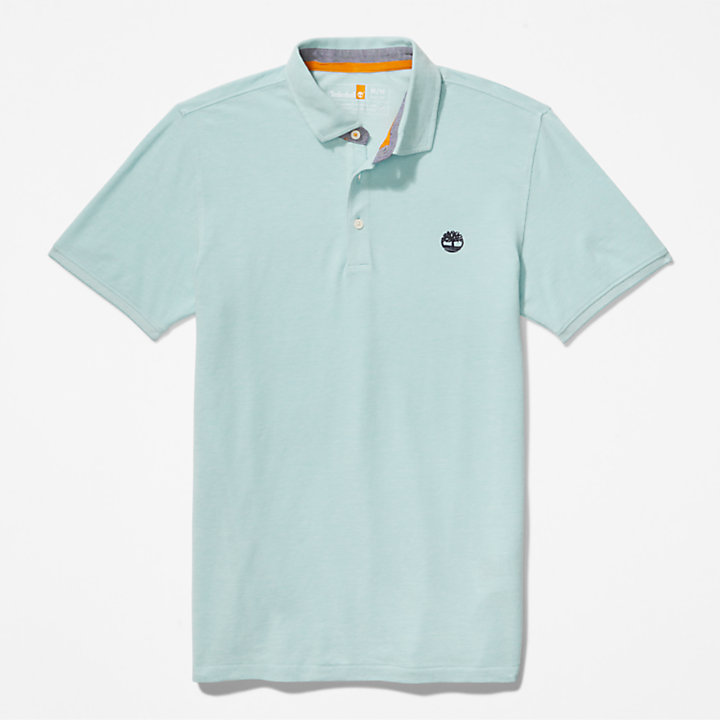 Baboosic Brook Oxford Polo for Men in Green-