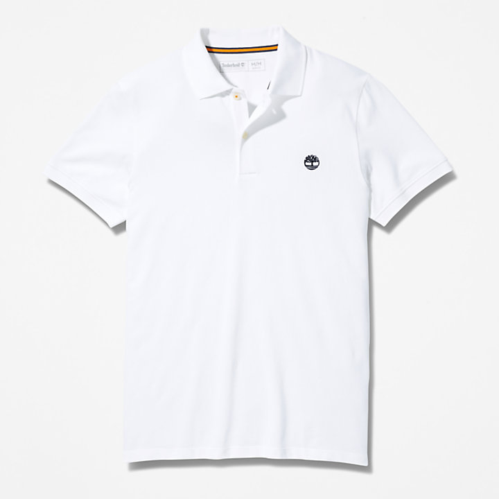 Merrymeeting River Polo Shirt for Men in White-