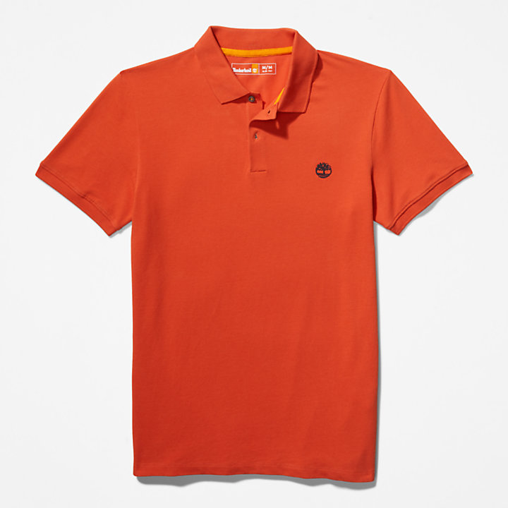 Merrymeeting River Polo Shirt for Men in Orange-