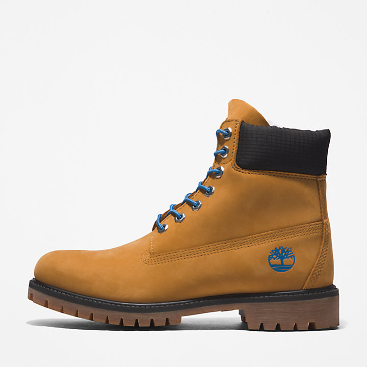 Timberland Premium® 6 Inch Boot for Men in Yellow/Blue-