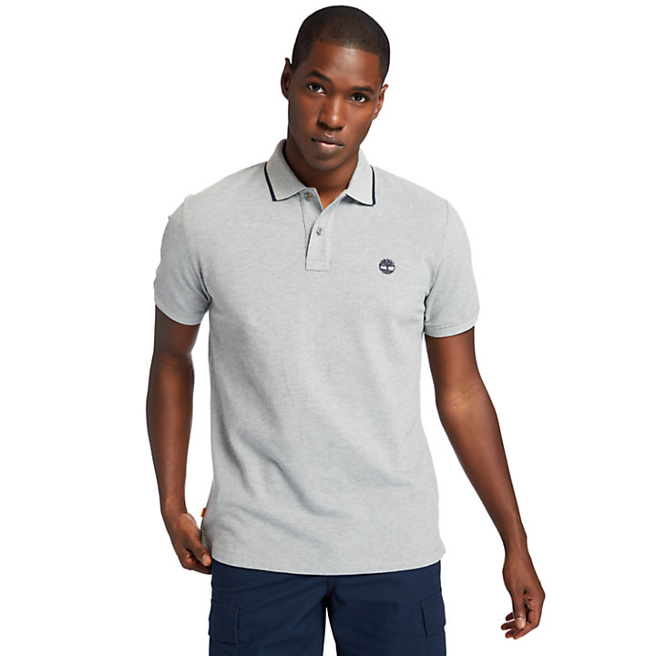 Mountain-to-Rivers Polo Shirt for Men in Grey | Timberland