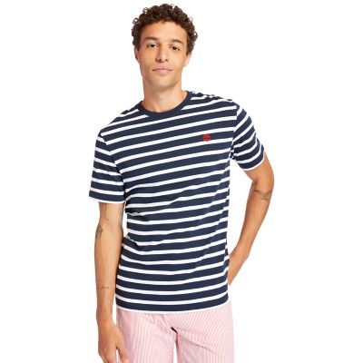 Zealand River Striped T-Shirt for Men in Navy | Timberland