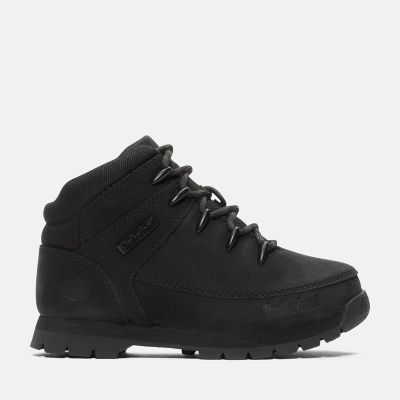 Euro Sprint Hiking Boot for Junior in Monochrome Black | Timberland