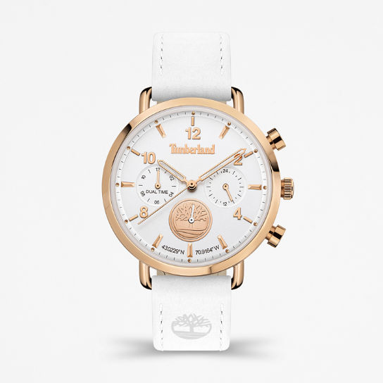 Rockrimmon Armbanduhr für Damen in Weiß | Timberland