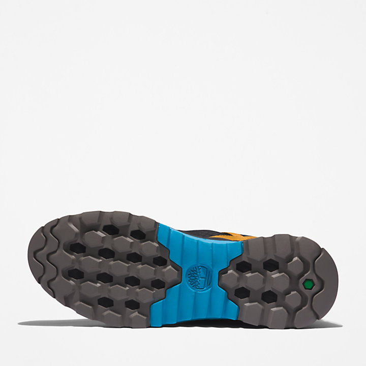 Botas de montaña con Suela GreenStride™ Solar Wave LT para Hombre en color negro/naranja-