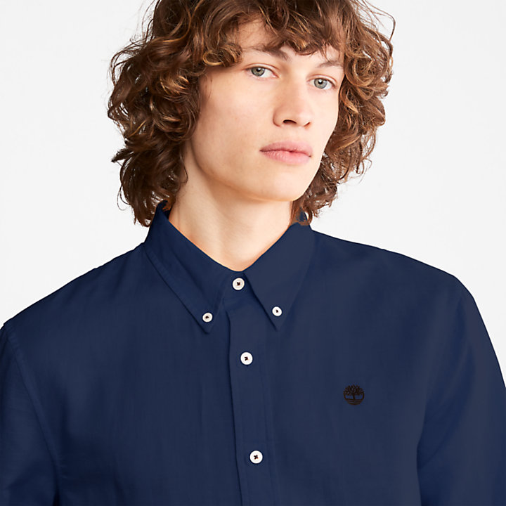 Lovell Long-sleeved Shirt for Men in Blue-